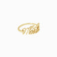 Personalized Custom Script Name Ring 14K Gold 