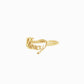 Personalized Custom Script Name Ring 14K Gold