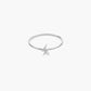 Lightning Bolt One Pavé Lab Diamond Ring Sterling Silver