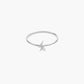 Lightning Bolt One Pavé Lab Diamond Ring Sterling Silver