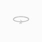 Lightning Bolt One Pavé Lab Diamond Ring Sterling Silver