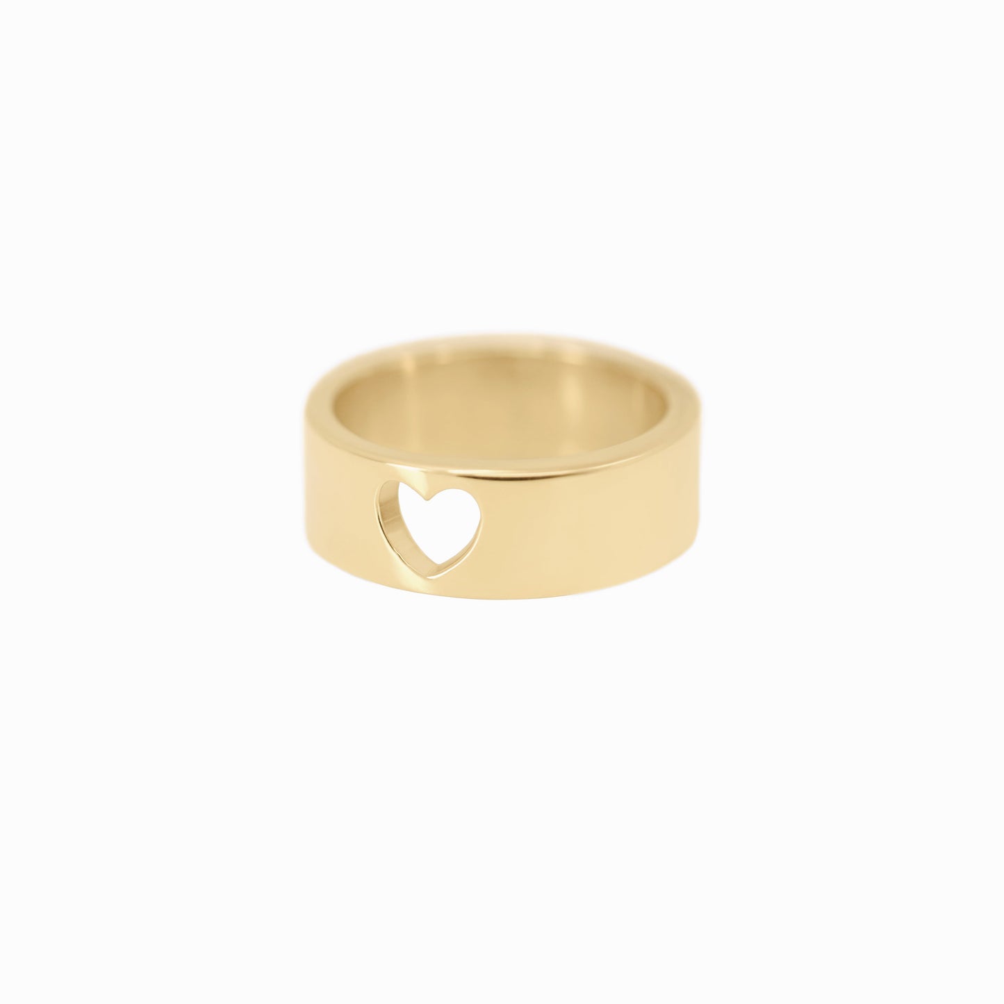 Heart Cut Out Ring 14K Gold