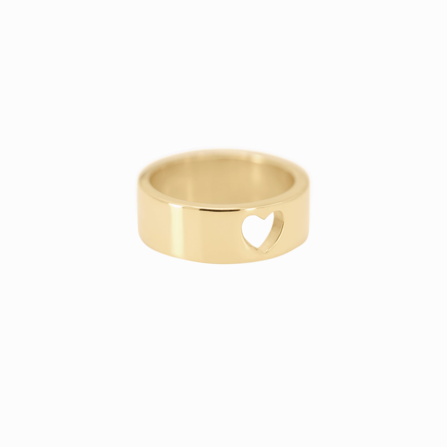 Heart Cut Out Ring 14K Gold
