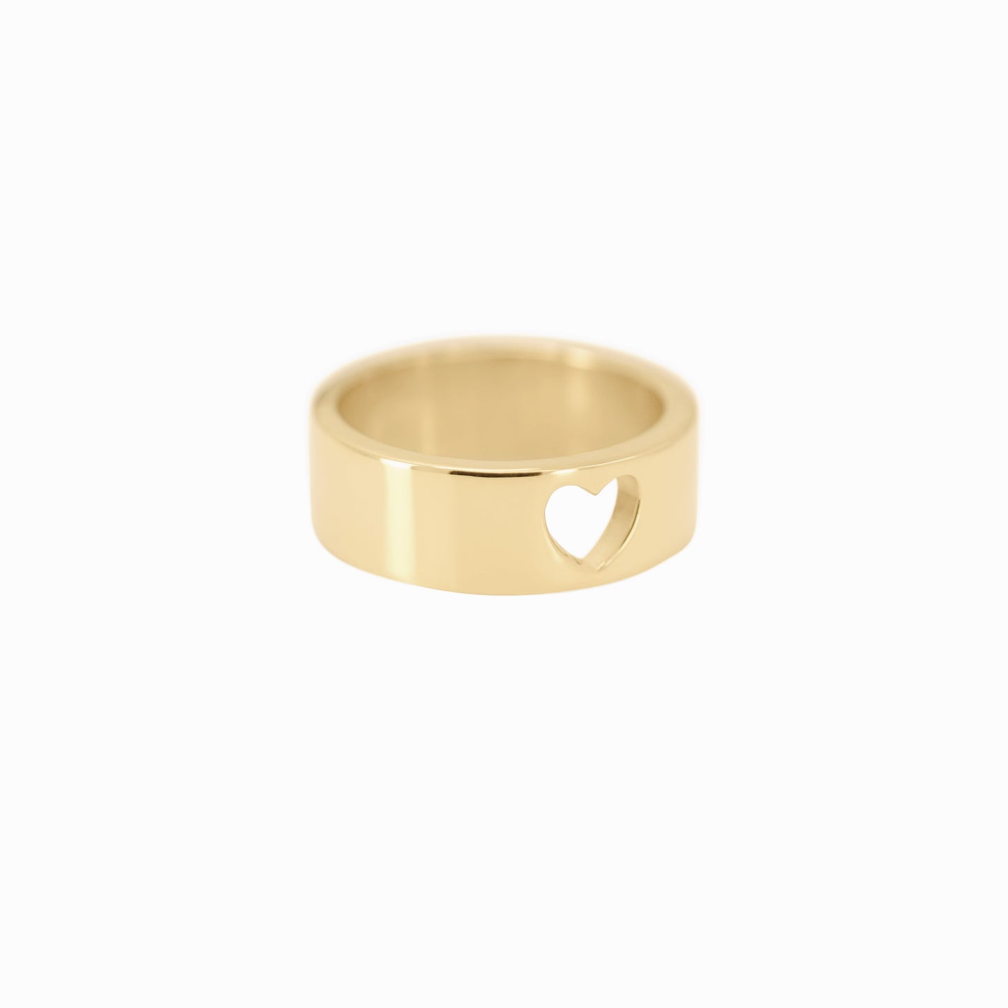 Heart Cut Out Ring 14K Gold