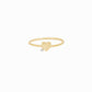 Heart One Diamond Solid Gold Ring