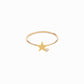 Star One Diamond Solid Gold Ring