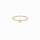 Star Line Diamond Gold Ring