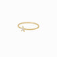 Star Line Diamond Gold Ring