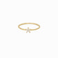 Star Line Pavé Lab Diamond Ring 14K Gold