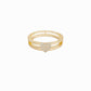 Heart Pavé Diamond Ring 14K Gold