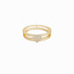 Heart Pavé Diamond Ring 14K Gold