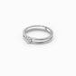 Heart Pavé Lab Diamond Ring Sterling Silver