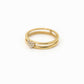 Heart Pavé Diamond Ring 14K Gold