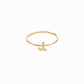 J Line Initial Letter One Pavé Diamond Ring 14K Gold