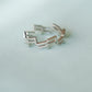 Korean Letter Laugh ㅋㅋㅋㅋ Ring 14K Solid Gold