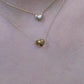 Full Heart Necklace 14K Gold