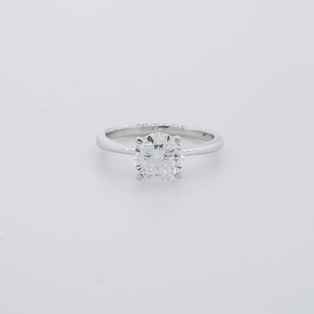 
          
          Load and play video in Gallery viewer, Anne Moissanite Round Solitaire Ring
          
          