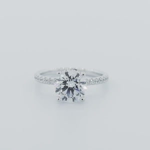 
          
          Load and play video in Gallery viewer, Adeline Lab Diamond Round Pave Diamonds Ring
          
          