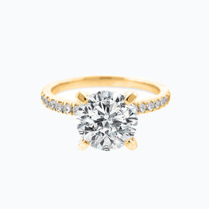 
          
          Load image into Gallery viewer, Irene Moissanite Round Pave Diamonds Ring
          
          