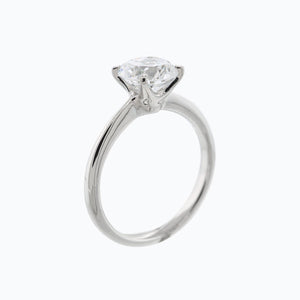 
          
          Load image into Gallery viewer, Anne Lab Created Diamond Round Solitaire Platinum Ring
          
          