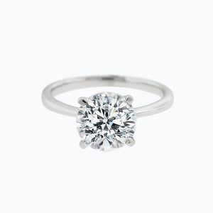 
          
          Load image into Gallery viewer, Anne Round Solitaire Ring 18K White Gold
          
          
