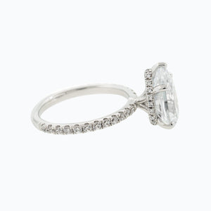 
          
          Load image into Gallery viewer, Verania Moissanite Pear Pave Diamonds Ring
          
          