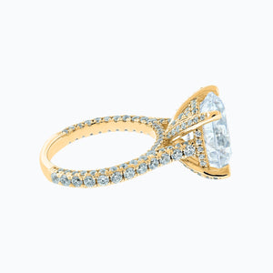 
          
          Load image into Gallery viewer, Noosa Round Pave Diamonds Ring 18K Yellow Gold
          
          