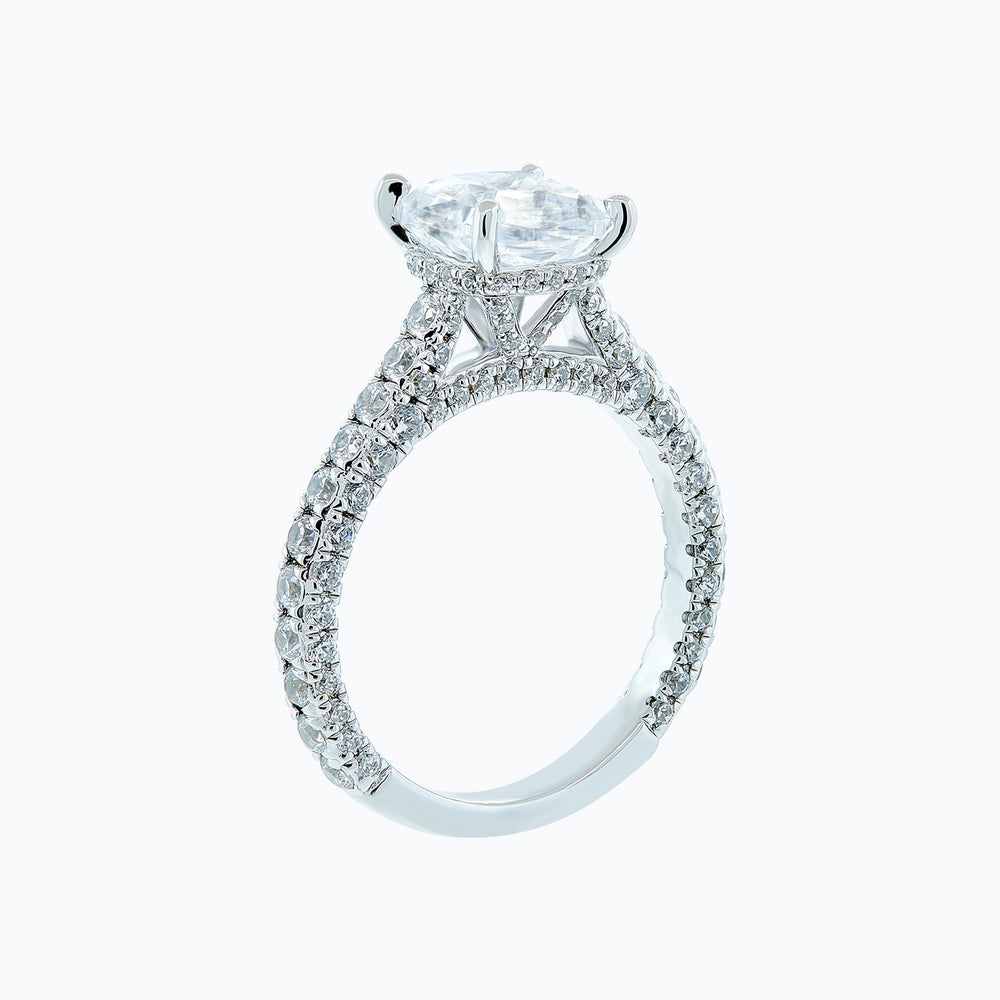 
          
          Load image into Gallery viewer, Nina Moissanite Cushion Pave Diamonds Ring
          
          