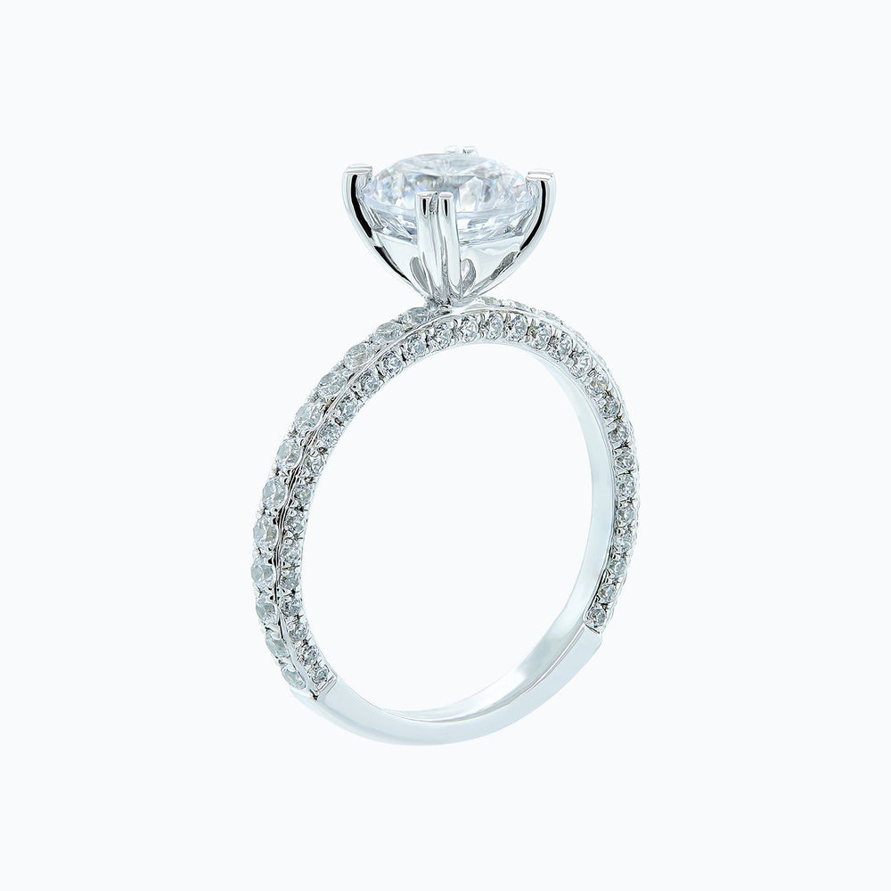 
          
          Load image into Gallery viewer, Nicola Round Pave Diamonds Ring
          
          