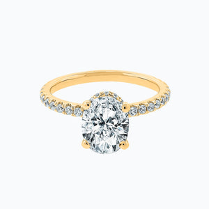 
          
          Load image into Gallery viewer, Alessia GIA Diamond Oval Pave Diamonds Ring
          
          