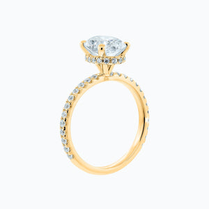 
          
          Load image into Gallery viewer, Alessia Oval Pave Diamonds Ring 18K Yellow Gold
          
          
