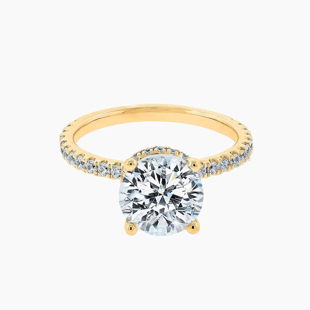 
          
          Load image into Gallery viewer, Adeline Round Pave Diamonds Ring
          
          