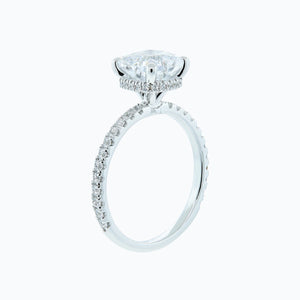 
          
          Load image into Gallery viewer, Adalia Cushion Pave Diamonds Ring
          
          