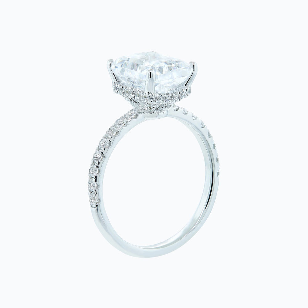 
          
          Load image into Gallery viewer, Elina Radiant Pave Diamonds Ring Platinum
          
          